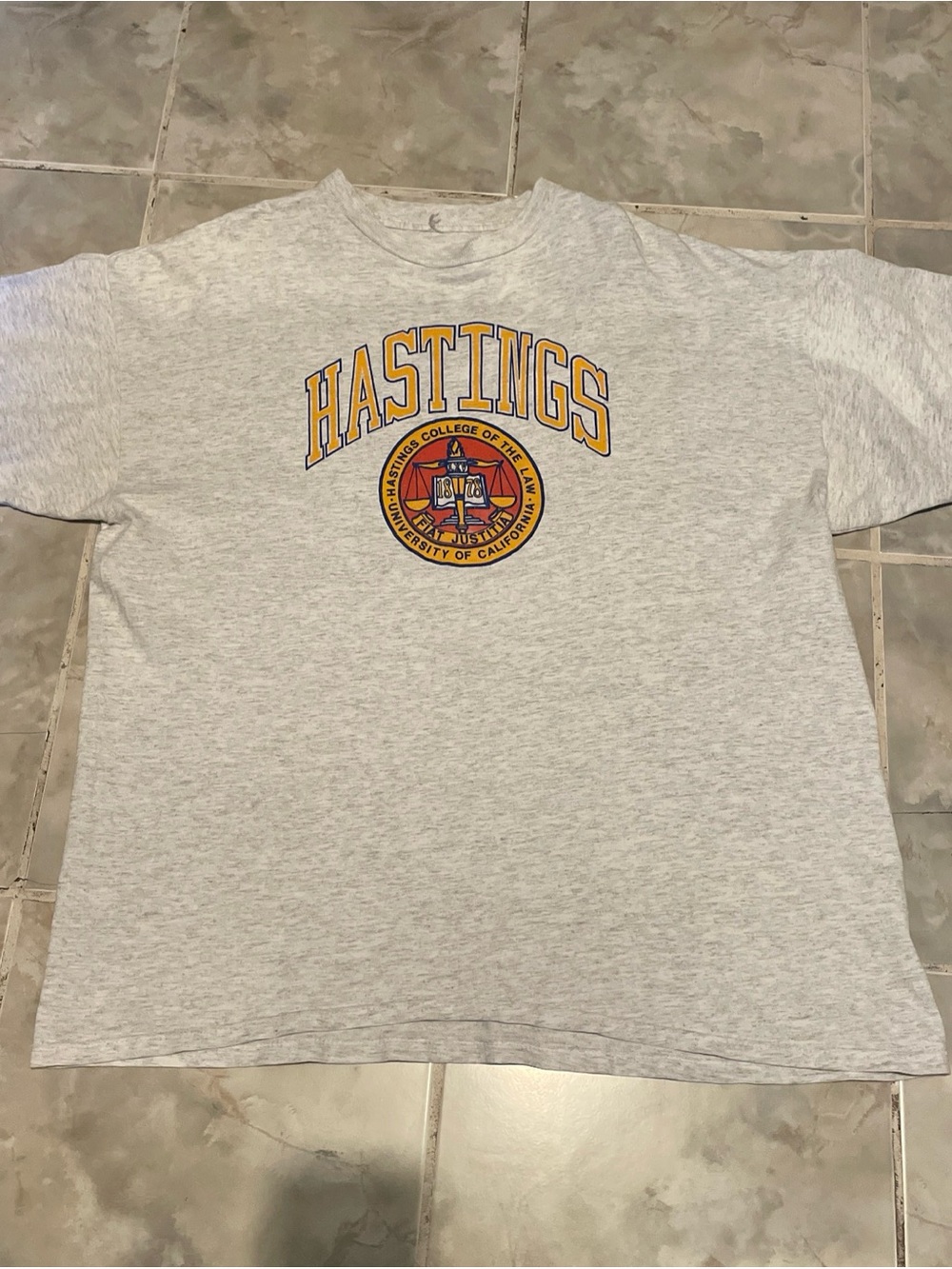 VTG 80s 90s Hastings College Of The Law University  California T-Shirt 2XL/3XL